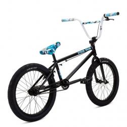 Stolen 2021 STEREO 20.75 Black with SWAT Blue Camo BMX bike